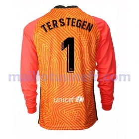 Maillot de Foot FC Barcelone Ter Stegen 1 Gardien 2020-21 Manches Longues V003